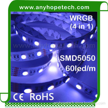 High Density wrgb 60leds per meter lowest price 5050 led light strip